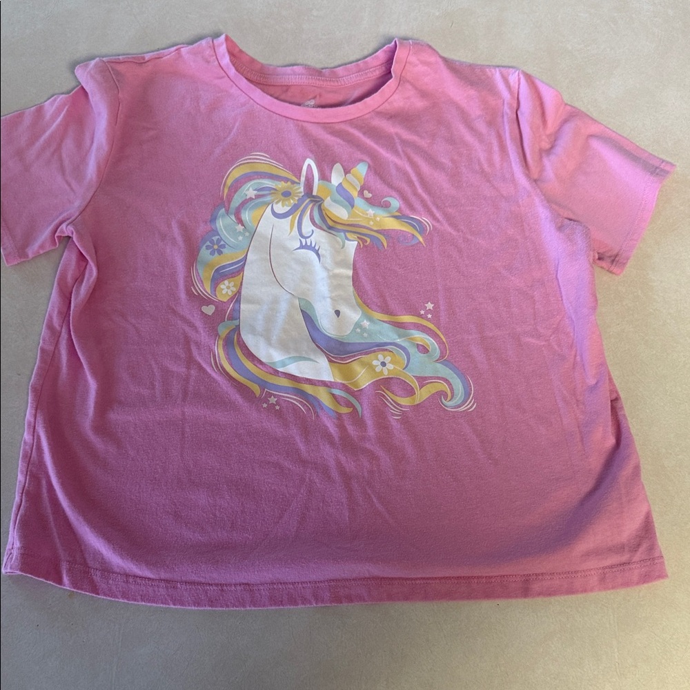 Magical Pink Unicorn Kids T-Shirt